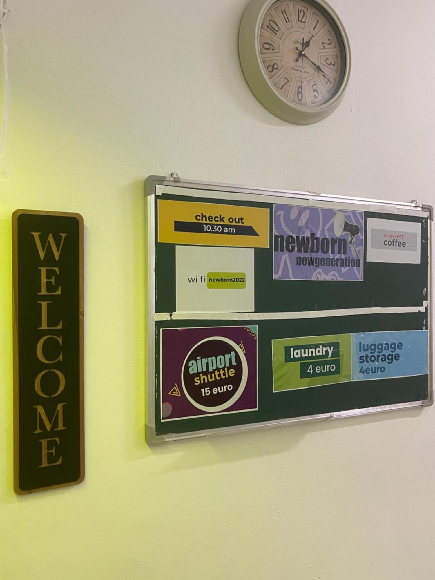 Newborn Center Hostel All Day Free Coffee Приштина Экстерьер фото